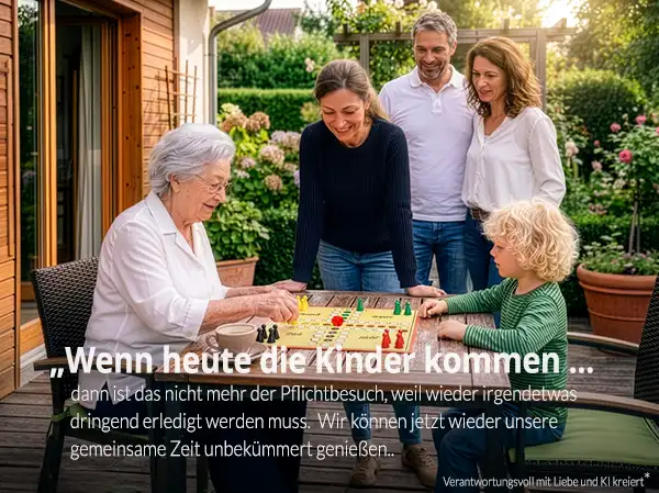 Aktivieren, Fördern, Motivieren bei der 24 Stunden Pflege Betreuung - PFLEGEAGENTUR ANNAS München