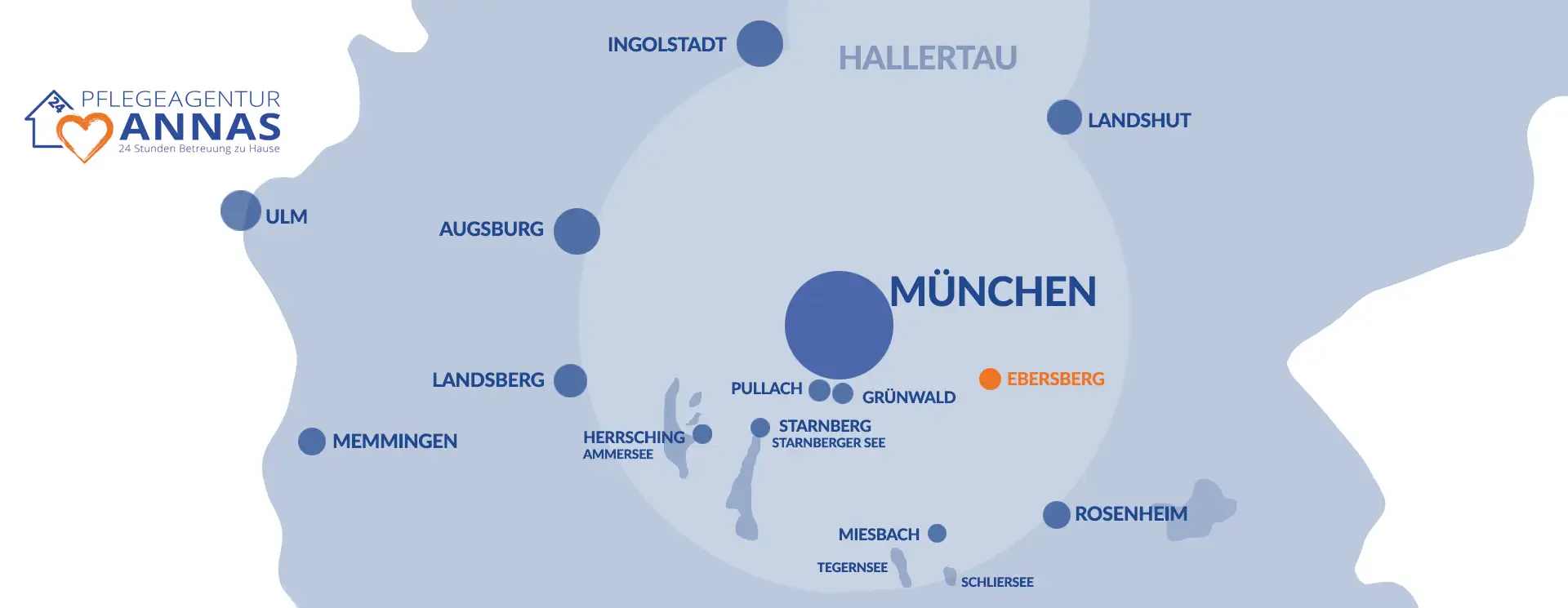PFLEGEAGENTUR ANNAS GmbH - 24 Stunden Pflege Betreuung Ebersberg