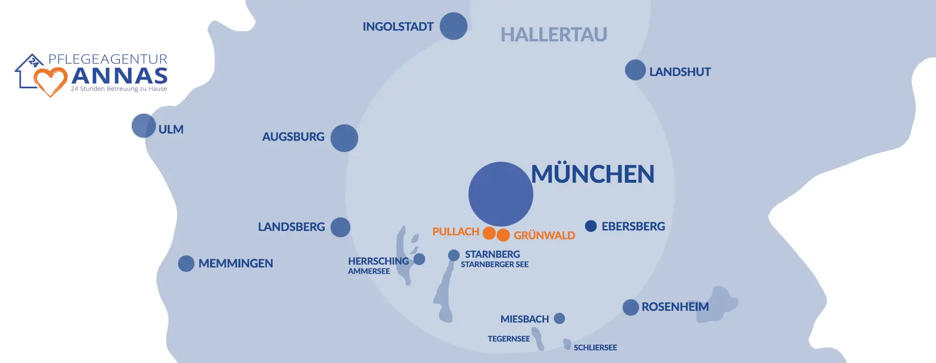 PFLEGEAGENTUR ANNAS GmbH - 24 Stunden Pflege Betreuung Pullach Grünwald