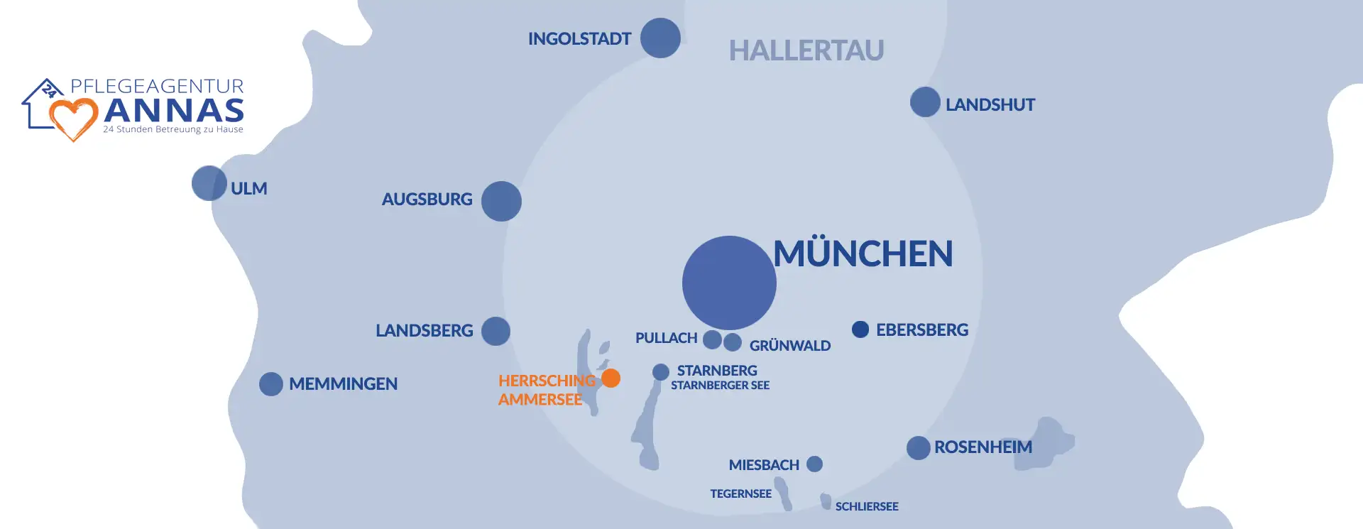 PFLEGEAGENTUR ANNAS GmbH - 24 Stunden Pflege Betreuung Herrsching Ammersee