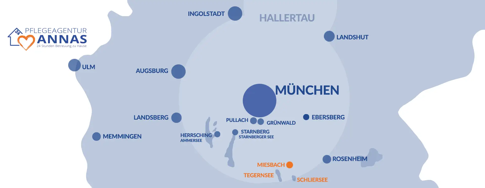 PFLEGEAGENTUR ANNAS GmbH - 24 Stunden Pflege Betreuung Miesbach Tegernsee Schiersee