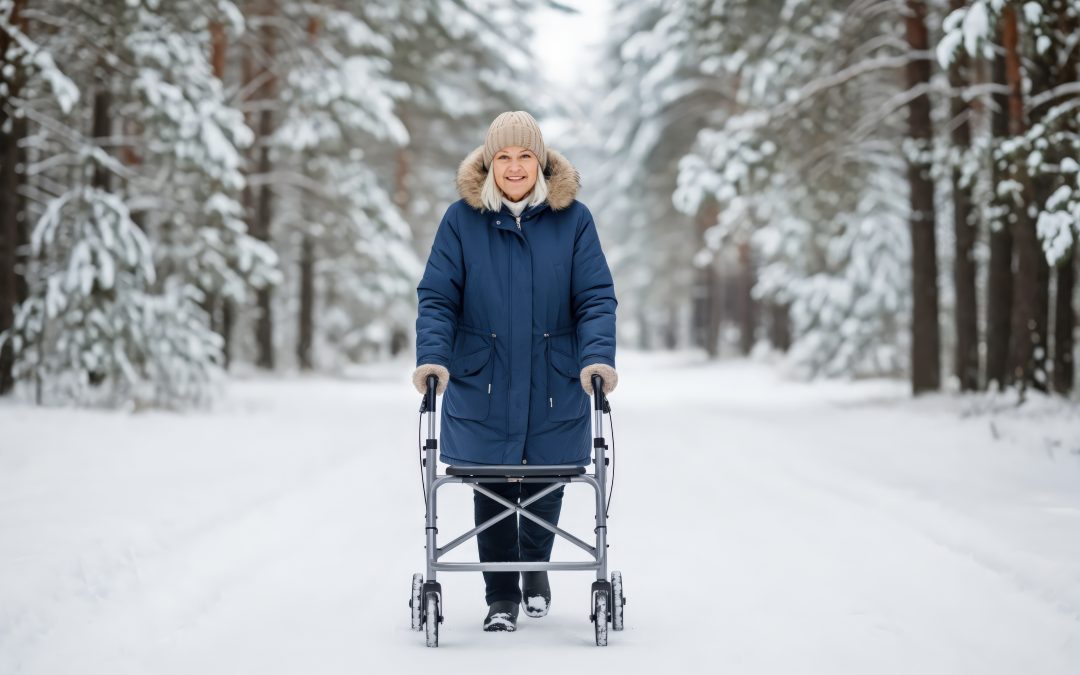 Sicher mit dem Rollator durch Eis und Schnee – so senken Sie das Sturzrisiko im Winter deutlich